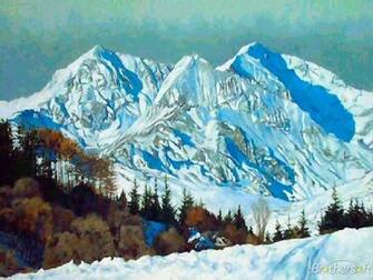 Mountain White Winter