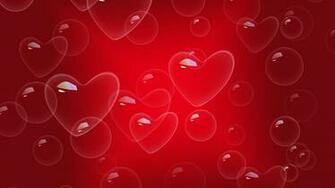 Red Love Heart Background