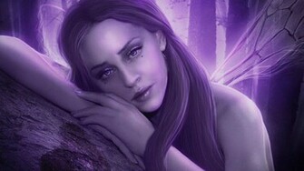Purple Fairy Wallpaper HD Desktopinhq