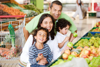Family Food Supermarket Shop Shopping Wallpaper