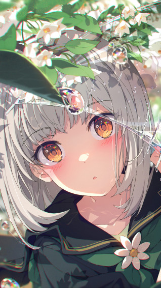 Cute Anime Girl Blushing 4k Wallpaper iPhone HD Phone 230h