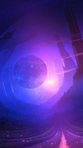 Night Sky Fantasy 4k Phone iPhone Wallpaper 6100b