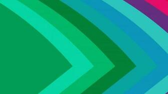 Blue And Green Arrow Background Illustration