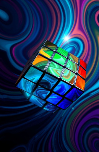 3d Wallpaper Rubix Cube