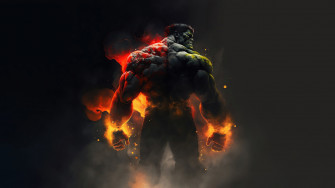 Hulk Burning Dc Comics 4k Wallpaper iPhone HD Phone 7570i