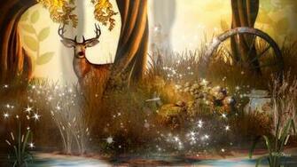 Rehe Fallen HD Desktop Hintergrund Breitbild High Definition