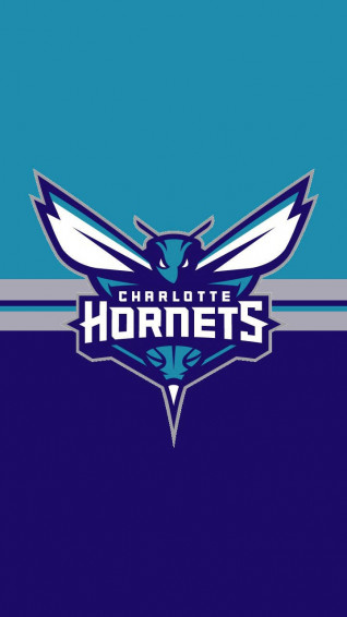 Charlotte Hornets Logo In Dark Blue Wallpaper