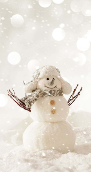White Christmas iPhone Wallpaper