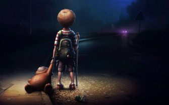 Alone Boy Anime Wallpaper