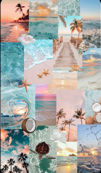 Summer Collage Wallpaper