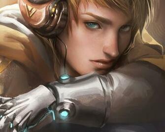 Boy Listening To Music Cartoon HD Wallpaper