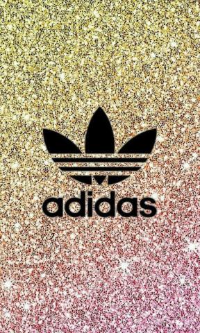 Gold Adidas Logo Wallpaper On