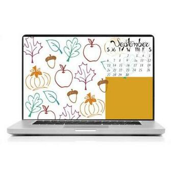 September Desktop And iPhone Wallpaper Bumblebree