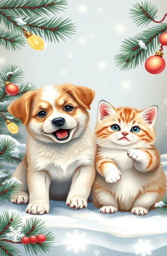 Winter Pet Wallpaper
