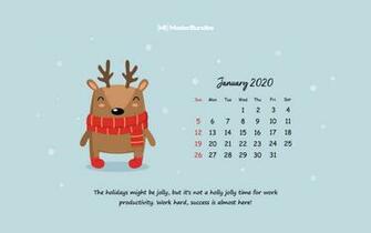 New Year Calendar Wallpaper On