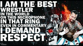 Cm Punk Logo In We Trust Respect Wallpaper By