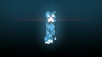 Minecraft Blue Creeper Wallpaper By Luker87