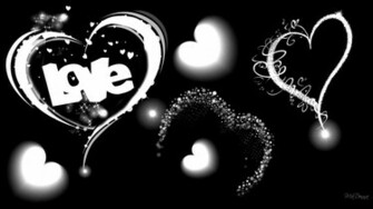 Black And White Heart Wallpaper All New