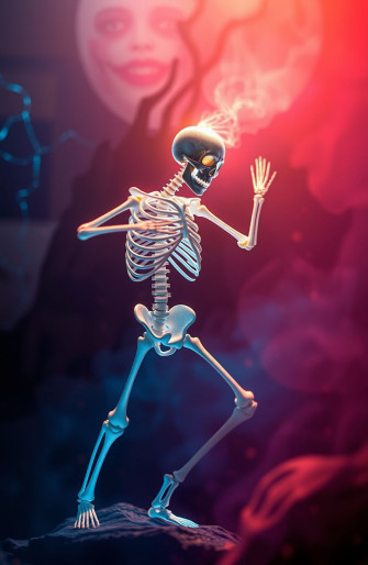 Live Skeleton Wallpaper