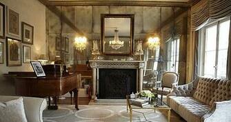 Antiqued Mirrored Feature Wall By Rupert Bevan