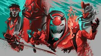 Fortnite Red Knight Vendetta Hybrid Shogun Dire Infernosentinel 4k