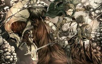 Eren Titan Levi Anime 7z Ivy Wallpaper
