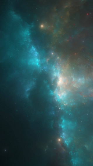 Blue Galaxy Wallpaper For iPhone