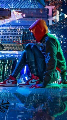 Spiderman Miles Morales Hoodie