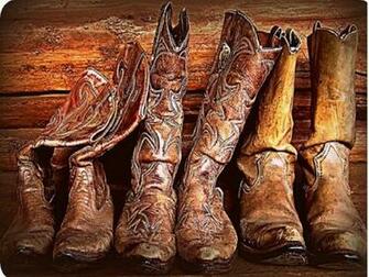 Cowboystiefel Vektorgrafik