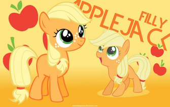Filly Applejack Wallpaper By Adamlikesponies