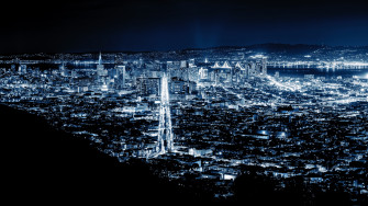 Wallpaper 4k Night City Lights San Francisco United States