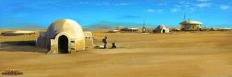 Landscapes Star Wars Sand Movies Futuristic