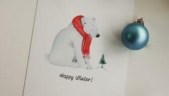 Wallpaper Card Baubles Decoration New Year