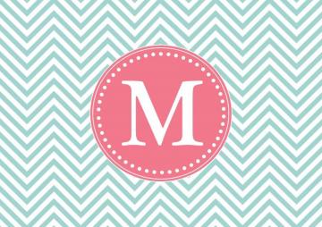 Monogram Laptop Wallpaper Top Background