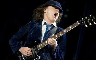 Wallpaper Ac Dc Angus Young Guitarist