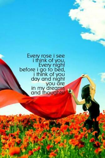 Think Of You Love Wallpaper For iPhone