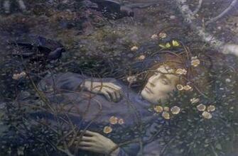 Pre Raphaelite Wallpaper