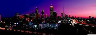 Light City Wide Screen Dual Monitor HD Wallpaper