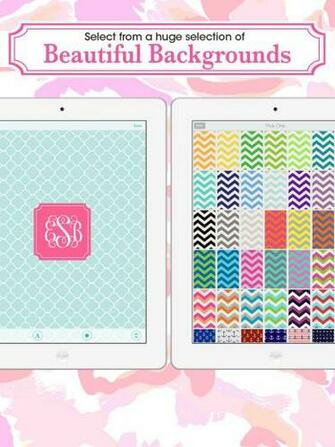 Monogram Wallpaper Background Maker HD Diy With Christmas Glitter