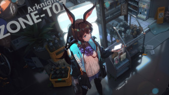 Arknights Amiya Anime Girl 4k Wallpaper