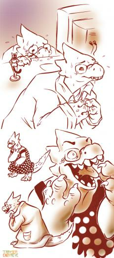 Alphys By Tratserenoyreve