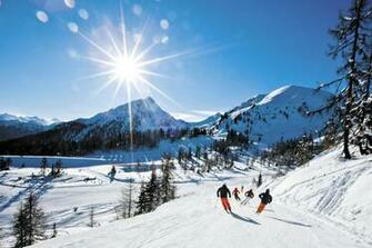 Skiing In The Ski Resort Of Schladming Austria Wallpaper And Image