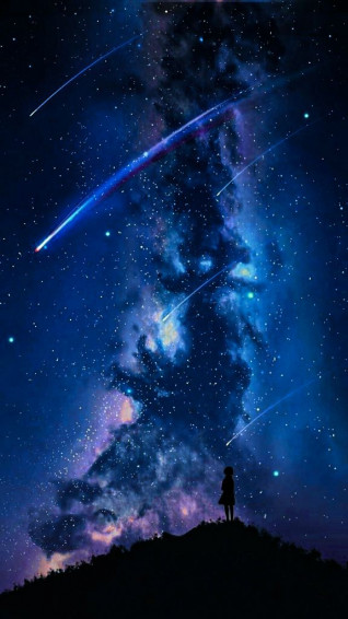 My Copy3 Anime Scenery Wallpaper Fantasy Landscape Night Sky