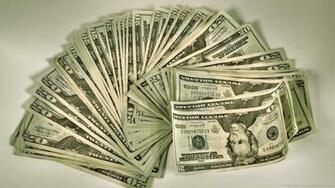 Fan Of Dollar Bills Wallpaper