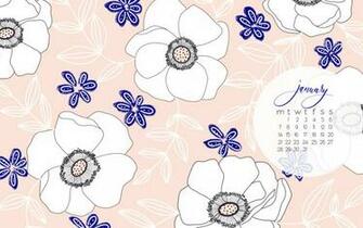 Hello January Desktop Mobile Background Calendars