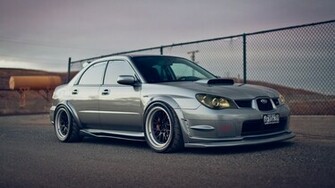 Subaru Impreza Picture Landscape Tuning HD Auto Wallpaper
