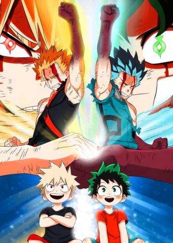 My Hero Academia Poster By Demon Slayer Kimetsu No Yaiba