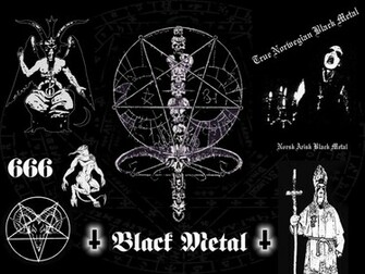 Black Metal Art Society The Satanic Bible M