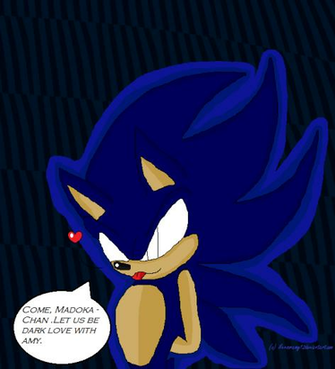 Dark Sonic Is Too Cute Come Madoka San Join Us By Iluvsonamy12 On