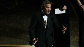Joaquin Phoenix Pleads For Animal Rights In Academy Awards Speech